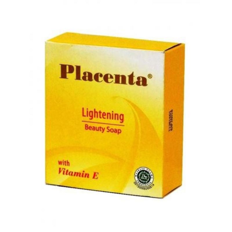 SABUN PLACENTA LIGHTENING BEAUTY SOAP VITAMIN E-SABUN PLACENTA BPOM