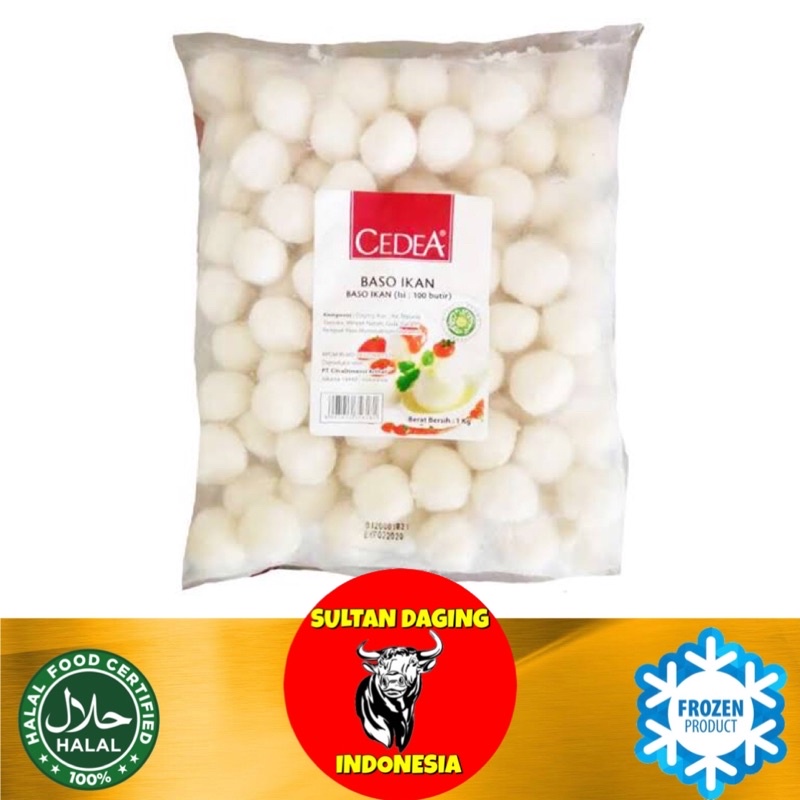 

CEDEA BASO IKAN 1 KG ISI 100 BUTIR/ CEDEA BAKSO IKAN 1KG/ FISH BALL CEDEA/CEDEA FISH BALL/BAKSO IKAN