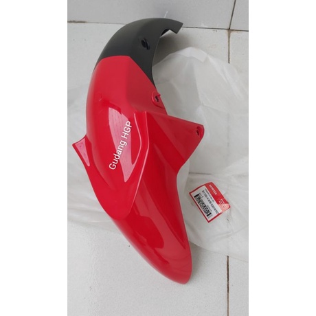 Fender Front Wine Red Spakbor Depan Honda Blade 2008 - 2009 Lama 61100-KWB-920WRD Ori Honda Genuine 