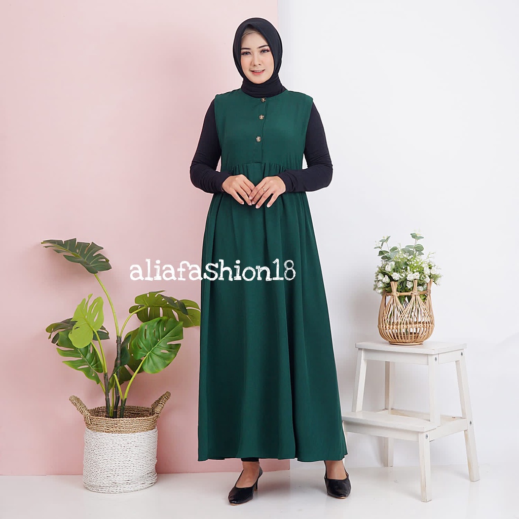 INNER DRESS KANCING/DALAMAN GAMIS TANPA LENGAN/INNER DRESS SHAKILA/LONG DRESS