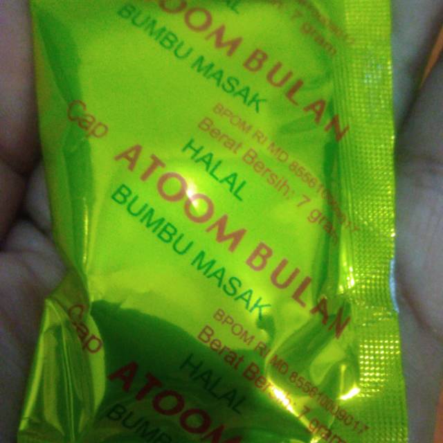 

Bumbu Masak, bumbu tabur, penyedap ATOOM BULAN