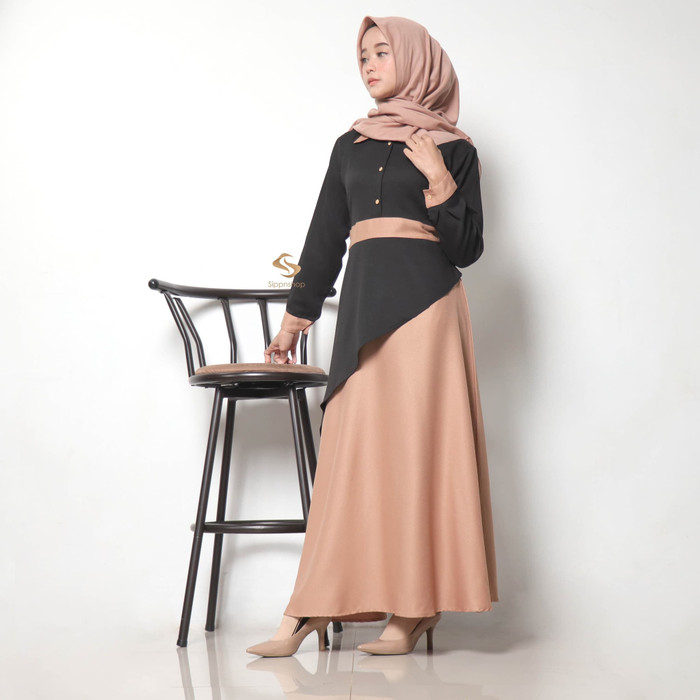 Baju Muslim Gamis Syar'i Zalfa