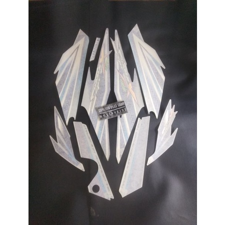 striping stiker sticker lis honda supra x 125 x125 biru 2006 original ori asli