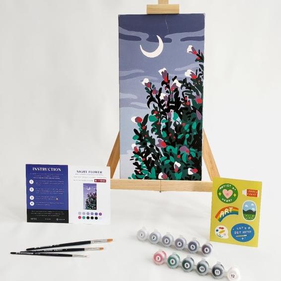 

TERMURAH DIY Paint by Number Kit : Lukisan Pemandangan Bunga (Night Flower)/CAT AKRILIK SET/CAT AKRILIK SET 24 WARNA/CAT AKRILIK PASTEL/CAT AIR/CAT AIR LUKIS SET/CAT AIR GIOTTO/KUAS LUKIS 1 SET/KUAS LUKIS KECIL/KUAS LUKIS LENGKAP/KANVAS LUKIS/KANVAS LUKIS