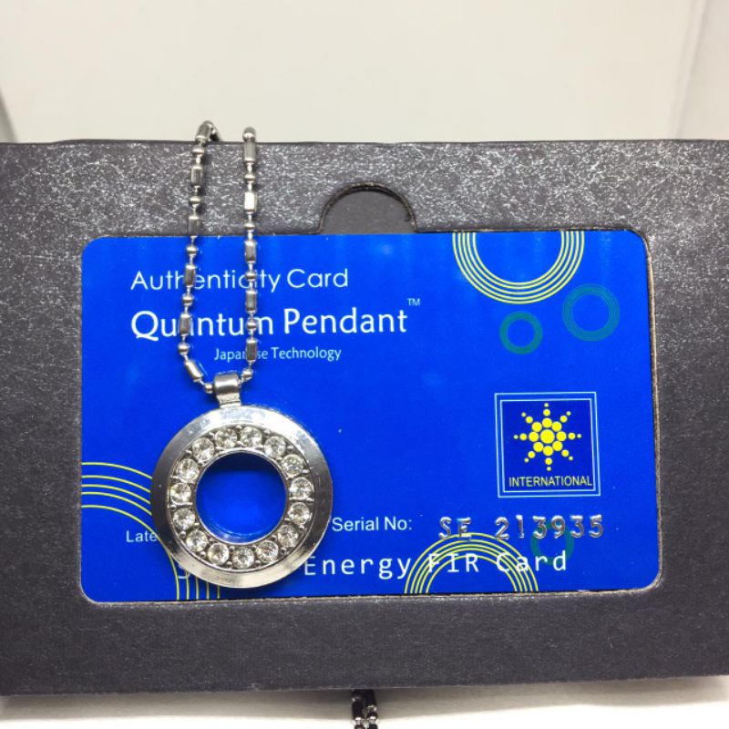 Kalung Kesehatan Terapi Asli - Quantum pendant asli - kalung kesehatan bio energi - kalung kesehatan liontin bulat donat