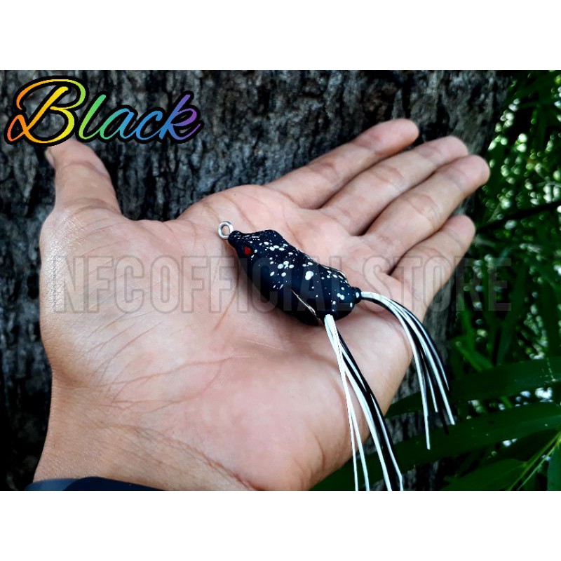 Soft frog 4,5cm/6,5gram. Umpan casting bentuk katak. Target Toman &amp; Gabus/Haruan