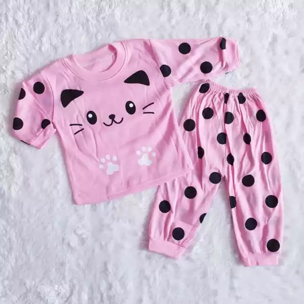 Baju Tidur Bayi / Piyama setelan celana panjang / Piyama Panjang / Baby Alicia