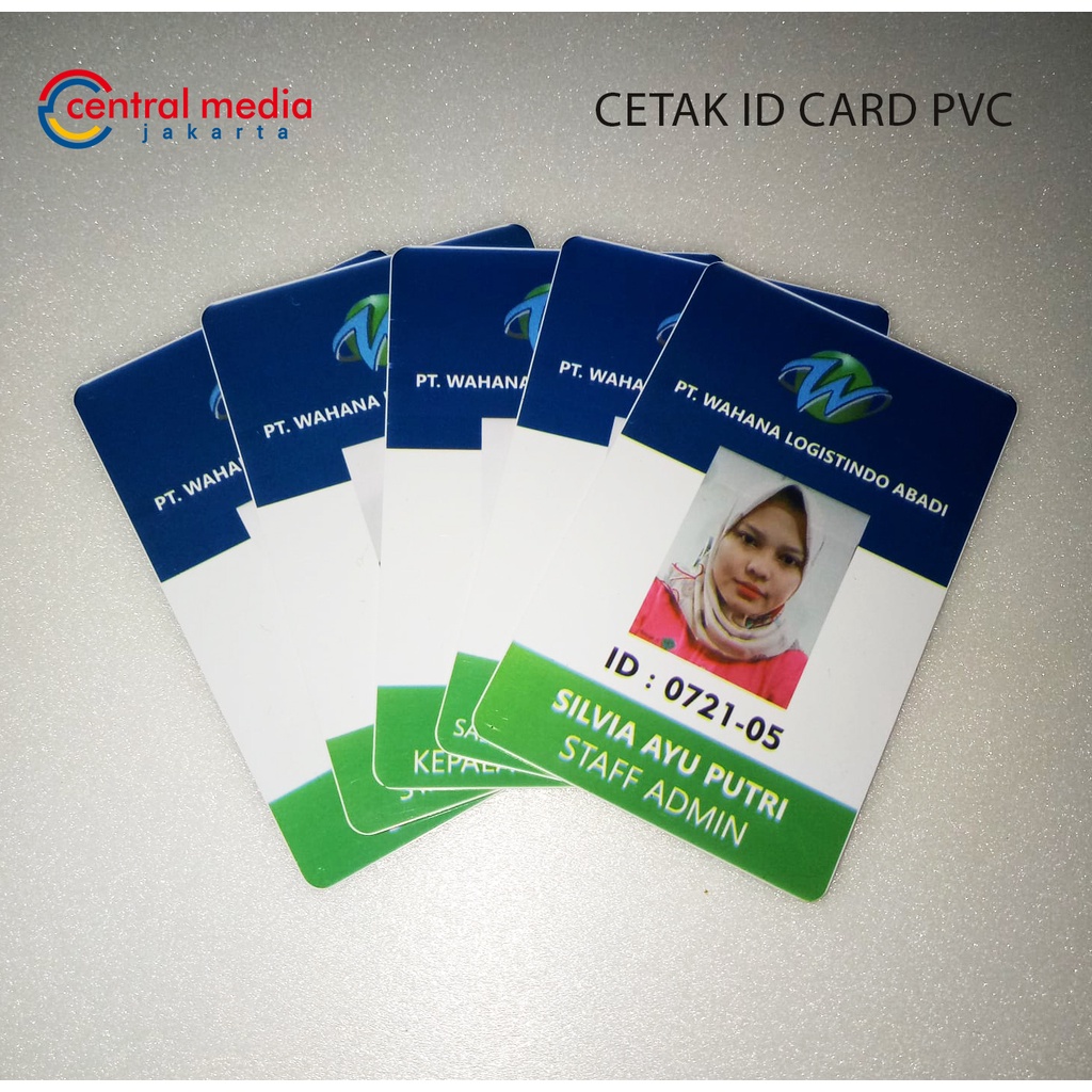 

Cetak Kartu Member Name Tag Karyawan Perusahaan ID Card PVC Custom