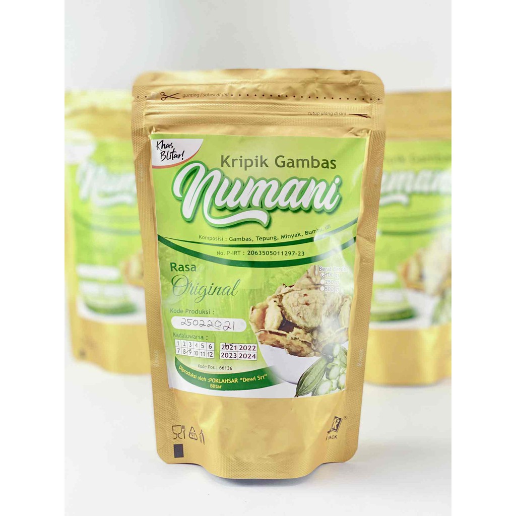 

Fifamart Keripik Gambas Numani Khas Blitar 100 gr