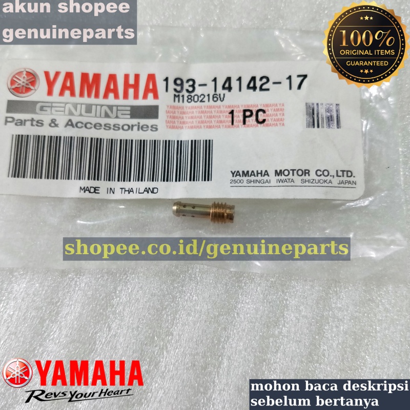 SPUYER PILOT JET PJ UKURAN STANDAR 17.5 YAMAHA F1ZR FIZR. ORI ORIGINAL YAMAHA