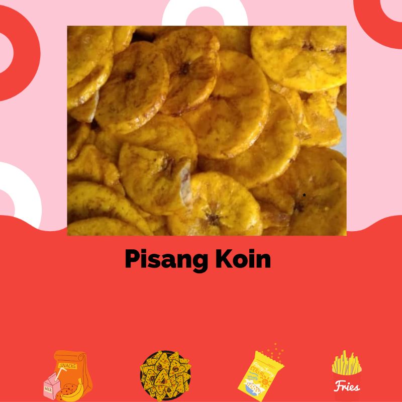 

Keripik Pisang Koin Manis-Keripik Pisang Agung - Keripik pisang Manis Gurih Renyah