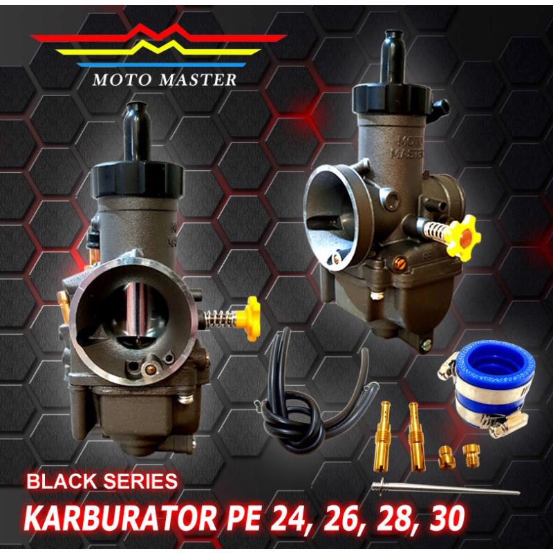 Karburator  Karbu PE26/28/30  Black series MOTO MASTER