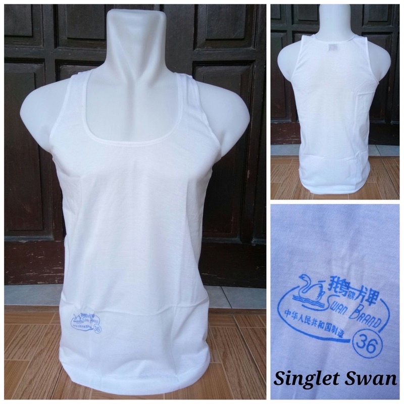 Singlet Pria Kaos dalam Pria Singlet Swan Brand murmer 34-46