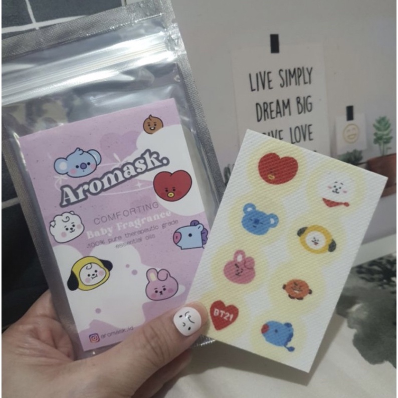 ✨Up Your Look✨ Aromask stiker masker aroma patch freshcare eucalyptus patch