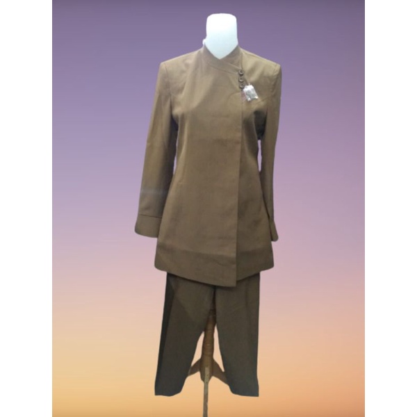 BARU BLAZER | Seragam Dinas pemda pns cpns asn guru setelan celana pdh pdl wanita Jumbo S, M, L, XL,