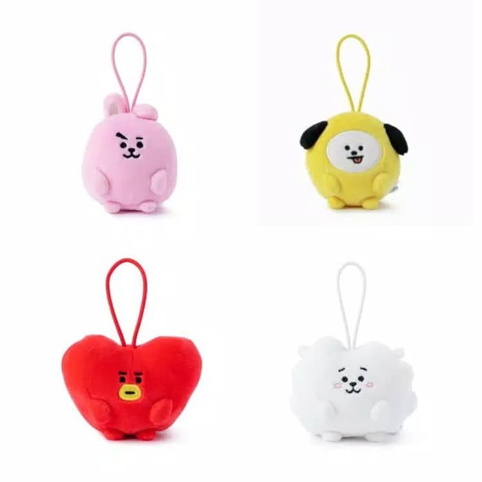 Ready Stock BT21 Mini Plush Doll Bag Charm