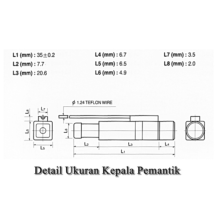 Kabel Pemantik Magnet Kompor gas PORTABLE Rinnai RI 150 CC Piezo Igniter Electric Spark UNIVERSAL