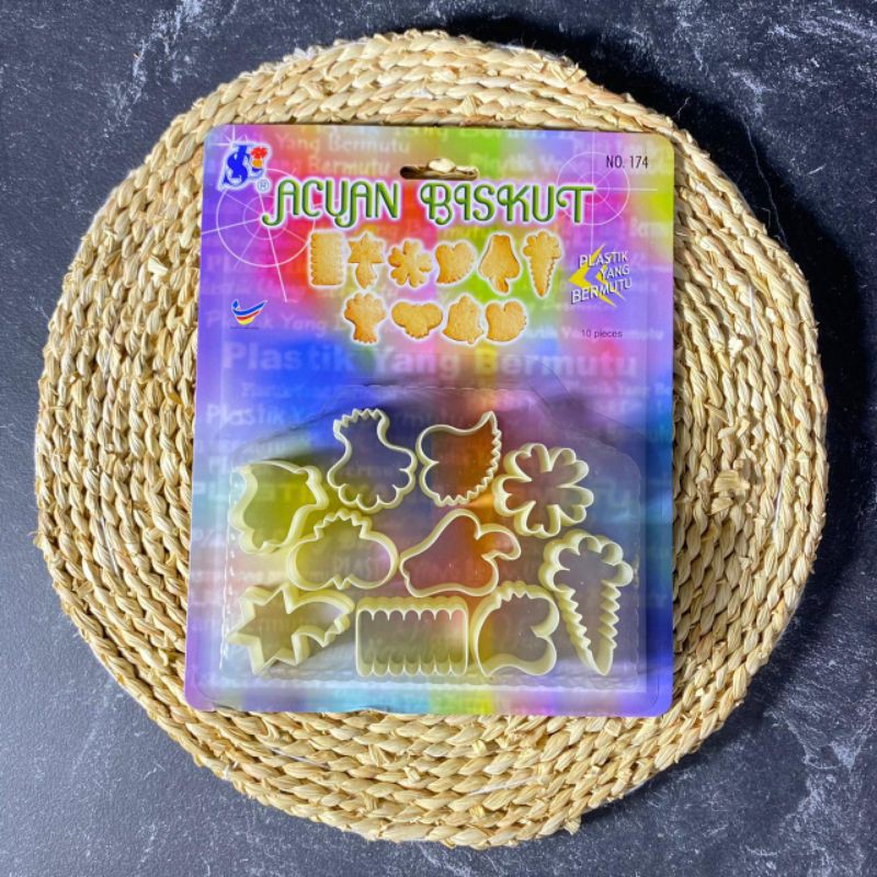 CETAKAN COOKIES SINLIAN 174 1 SET ISI 10 pcs