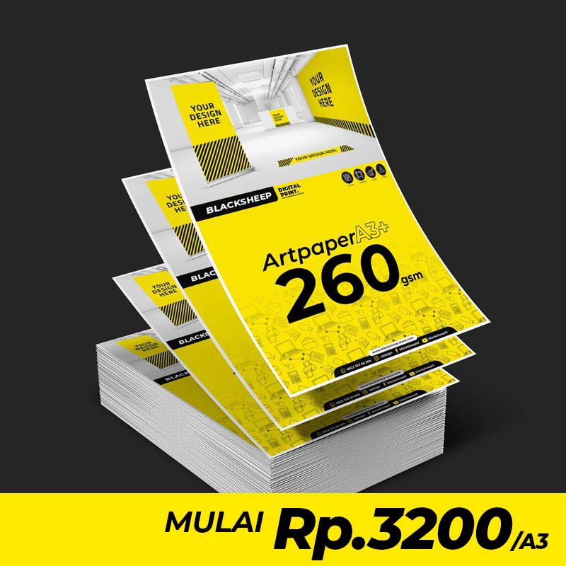 

CETAK KERTAS ART PAPER A3+ / THANKYOU CARD CUSTOM UKURAN