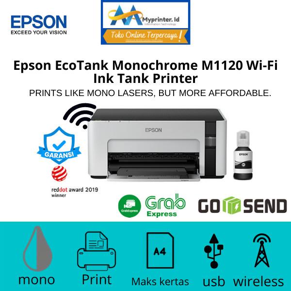 Printer Epson M1120 wifi pengganti M100 monochrome