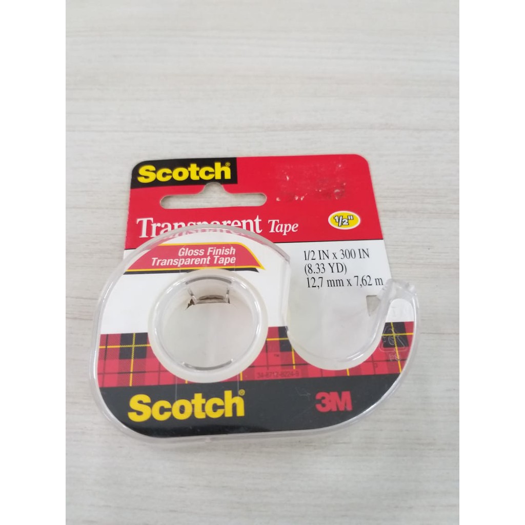 

Selotip Isolasi Bening SCOTCH 3M 1/2 IN X 8.33 Y / 12.7 MM X 7.62 M 10220144