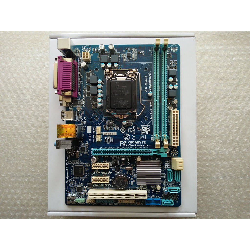 MOBO Mainboard Motherboard GIGABYTE GA-B75M-D3V LGA 1155 B75 H61 H61M H77 P67 Z68 Z75 Z77