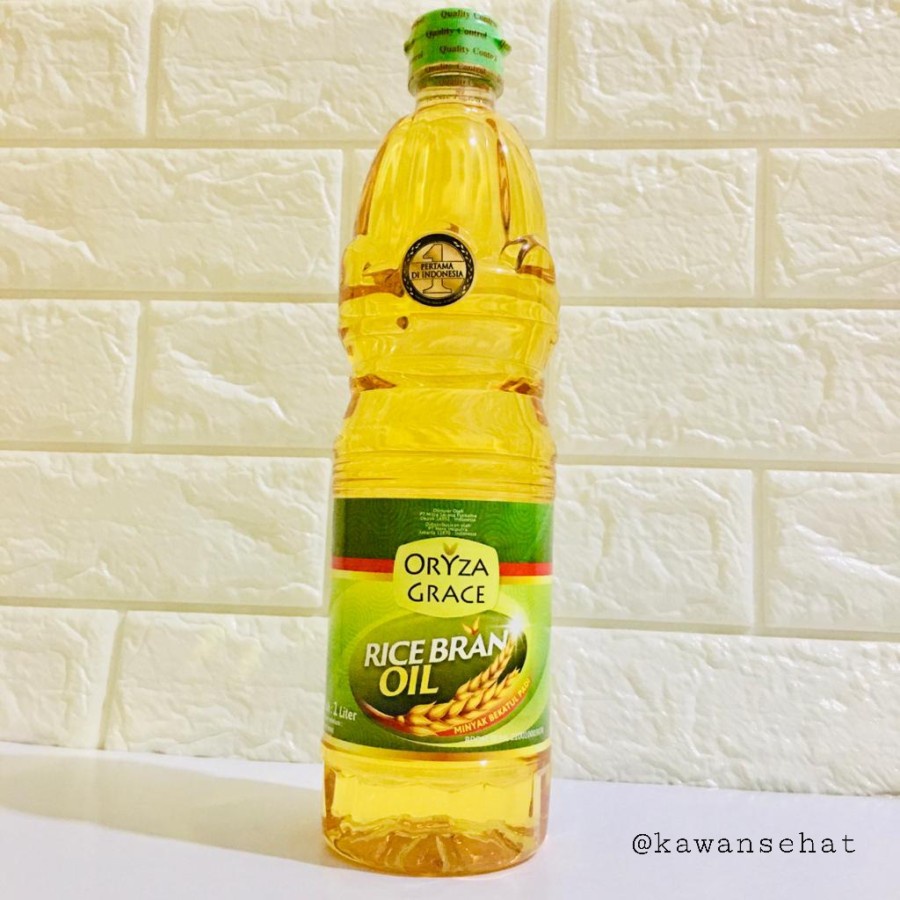 

Oryza Grace Rice Bran Oil 1L | Minyak Goreng Sehat | Minyak Beras Bekatul