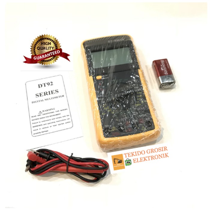 MULTITESTER DIGITAL AVOMETER MULTIMETER DT 9205 DT9205