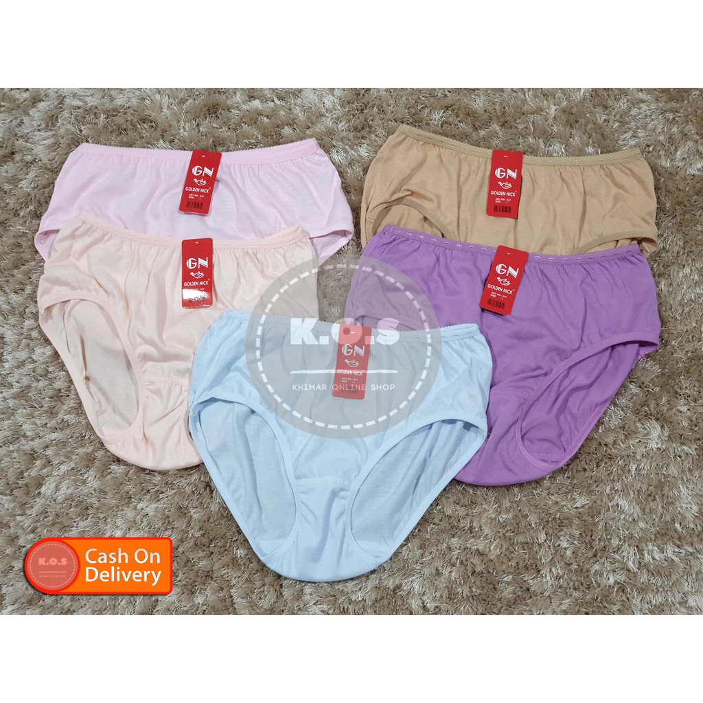 celana dalam wanita goldennick cd undies gn warna cerah size m,l,xl,xxl