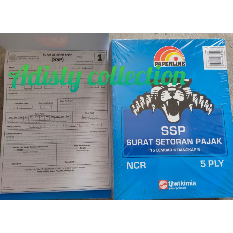 

SSP Paperline 5 Rangkap per pack isi 10 Buku