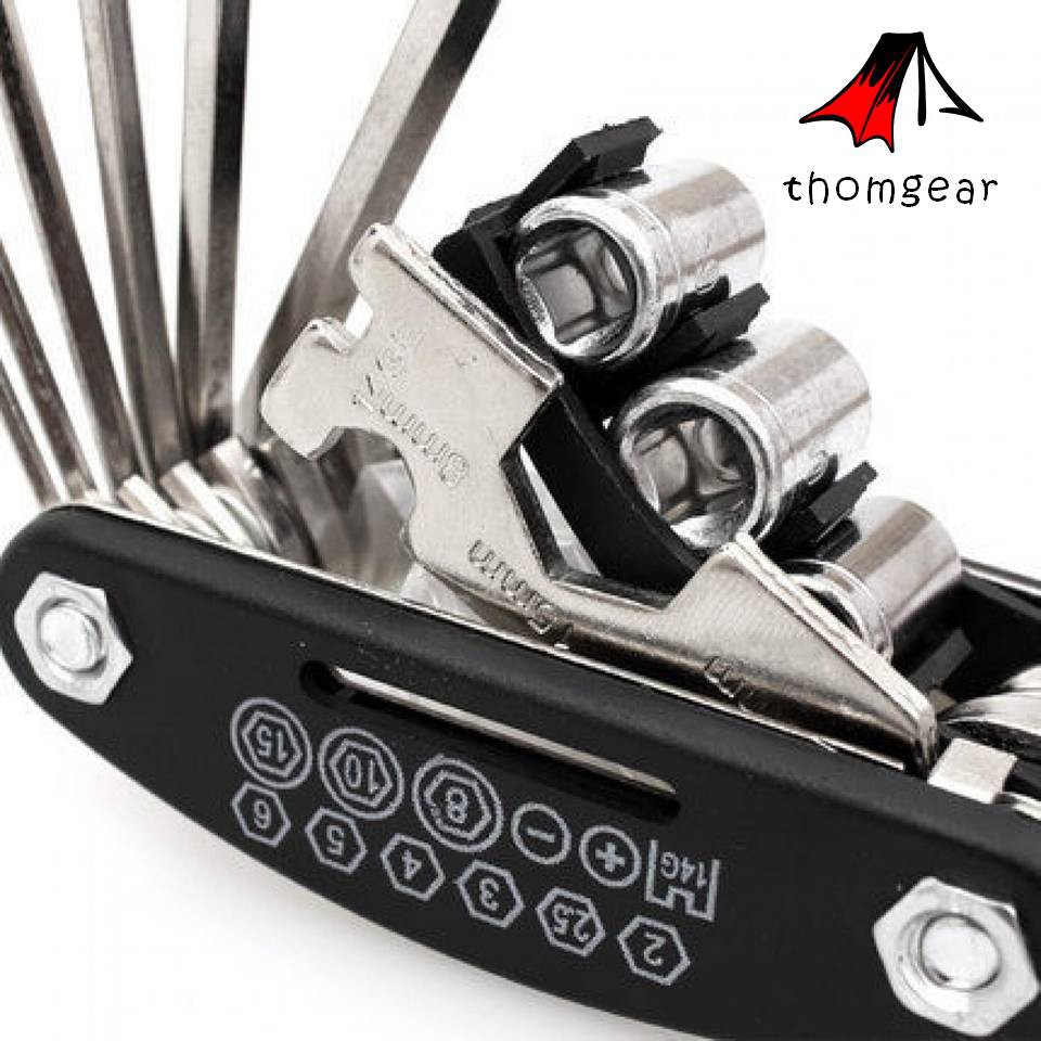 Thomgear Kunci Sepeda Multifungsi 15 In 1 Tool Sepeda Knifezer Thomgear Probolinggo Jm