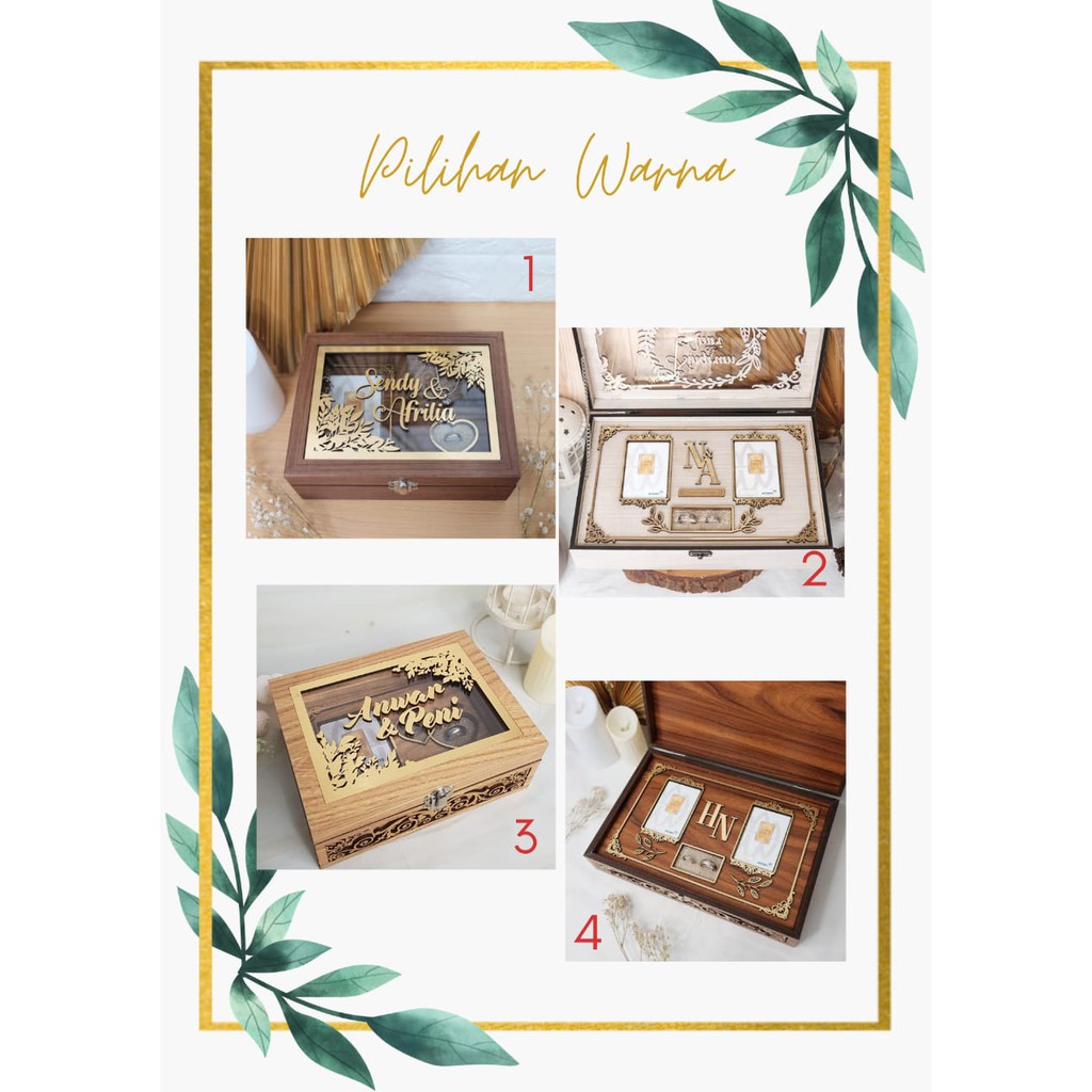 Wooden Mahar Box