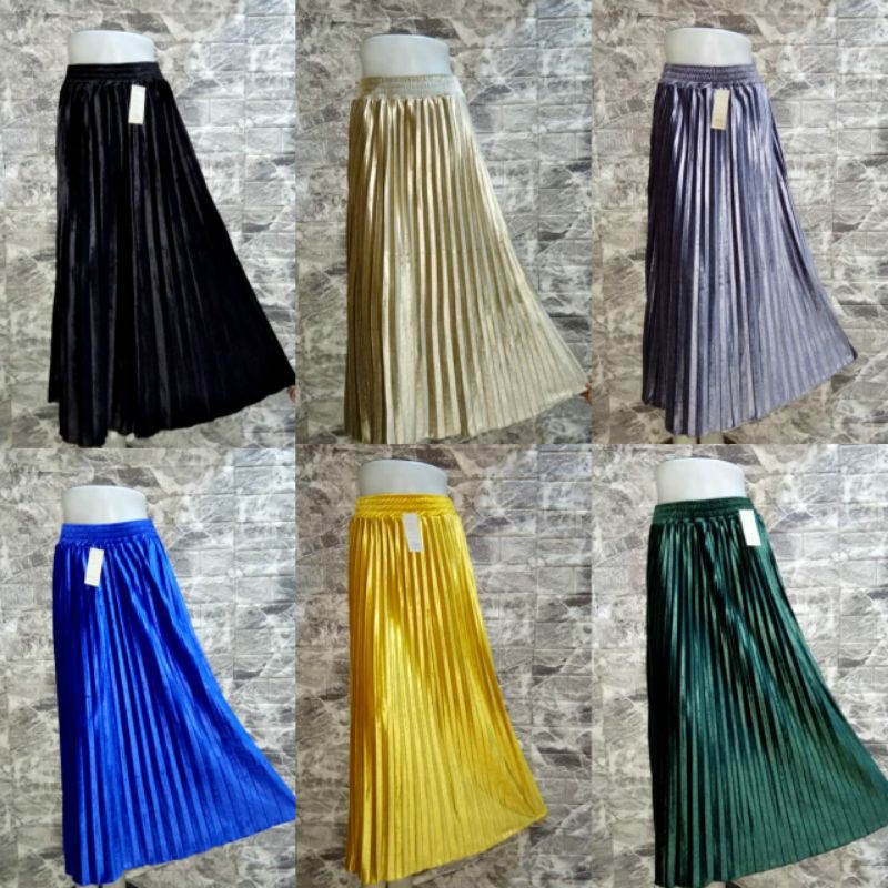 Rok Bludru Plisket Import JUMBO