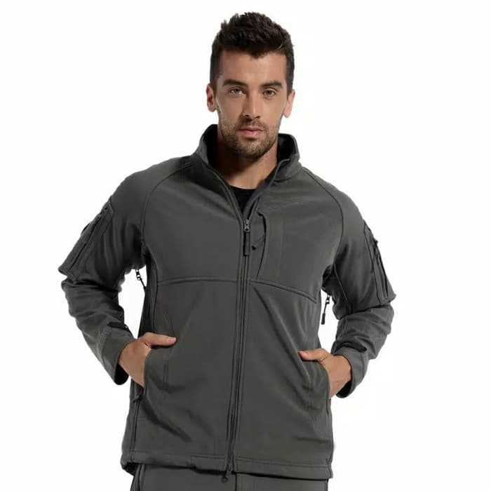 Jaket TAD Tactical ZHG - Abu-abu, S