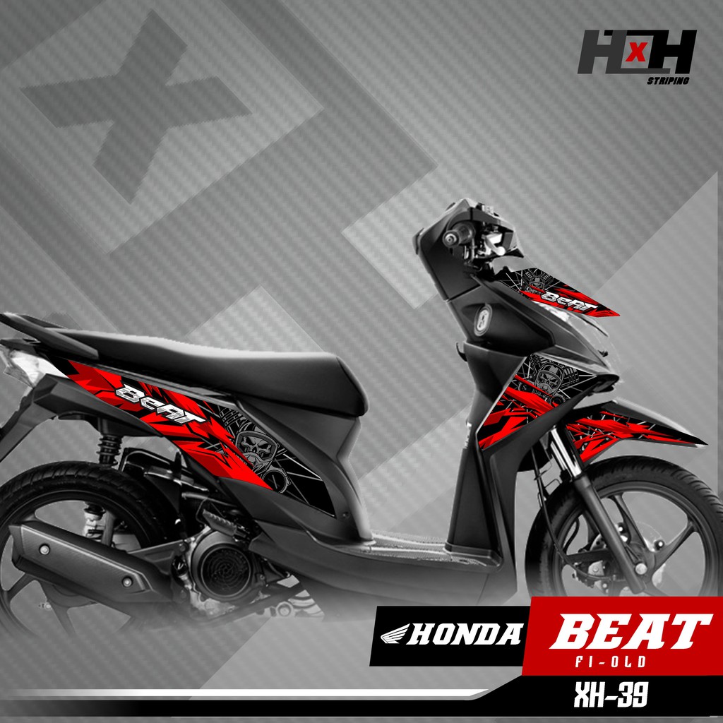 Jual Stiker Striping Honda Beat FI Old Tahun 2012 2013 2014 2015 2016