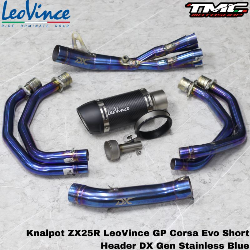 Knalpot ZX25R ZX25 LeoVince GP Corsa Evo Short Long fullsystem