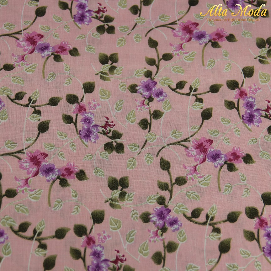 

Alta Moda Katun Motif Salmon Bunga Pink Ungu Hijau (1M)