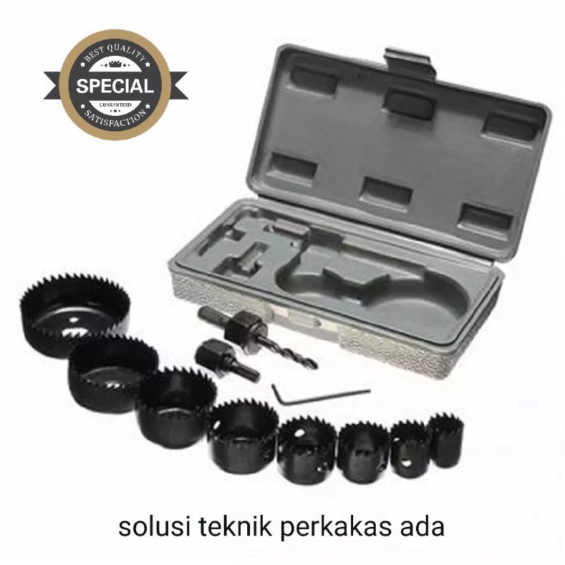 MATA BOR KAYU HOLE SAW SET 13 PCS NANKAI