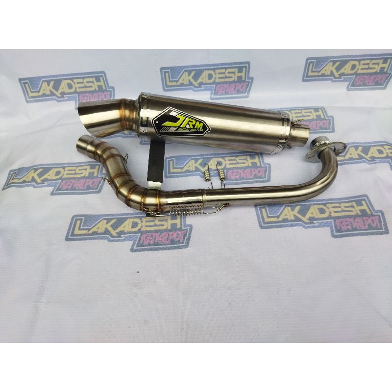 KNALPOT JRM (INLET 38/50) BEAT MIO VARIO AEROX SCOOPY NMAX PCX ADV LEXI GENIO FREEGO XRIDE SPACY DLL