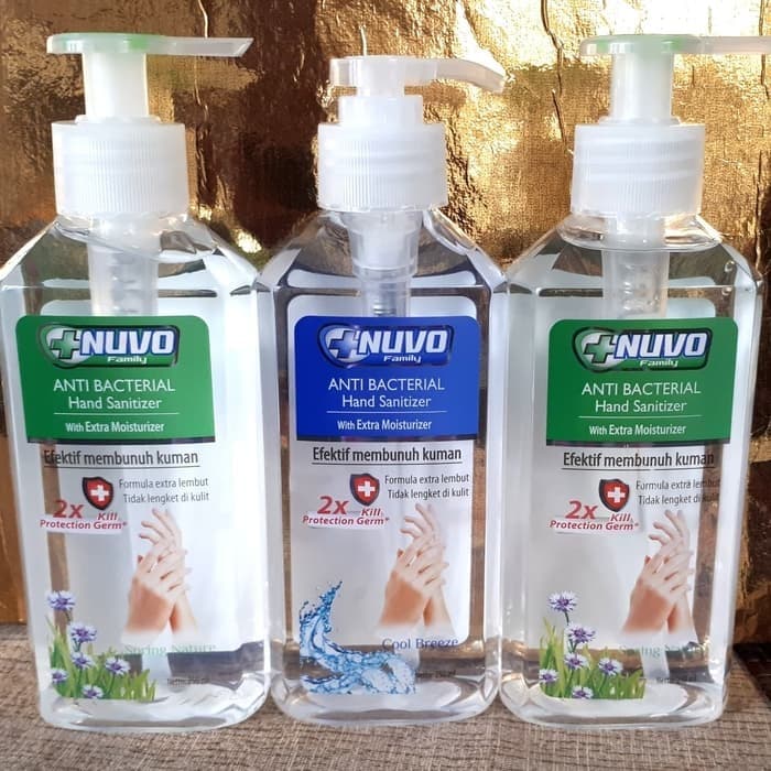 [READY STOCK MURAH ORI] Hand Sanitizer Nuvo Gel 250 ml Pump 250ml