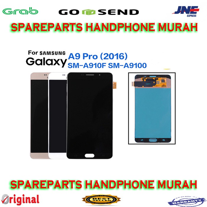 LCD TOUCHSCREEN SAMSUNG GALAXY A9 PRO 2016 A9100 A910 BISA CONTRAST NEW