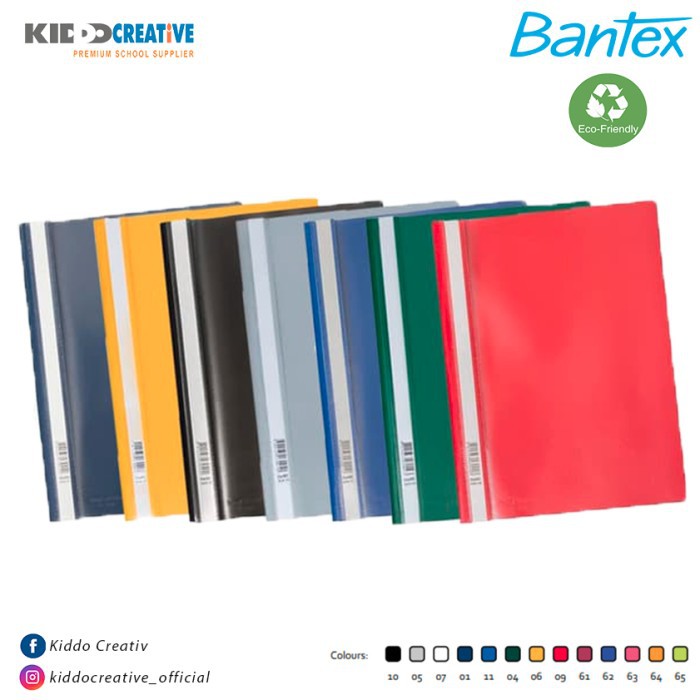 

BANTEX QUOTATION FOLDERS WITH COLOURED BACK COVER A4 / FOLIO