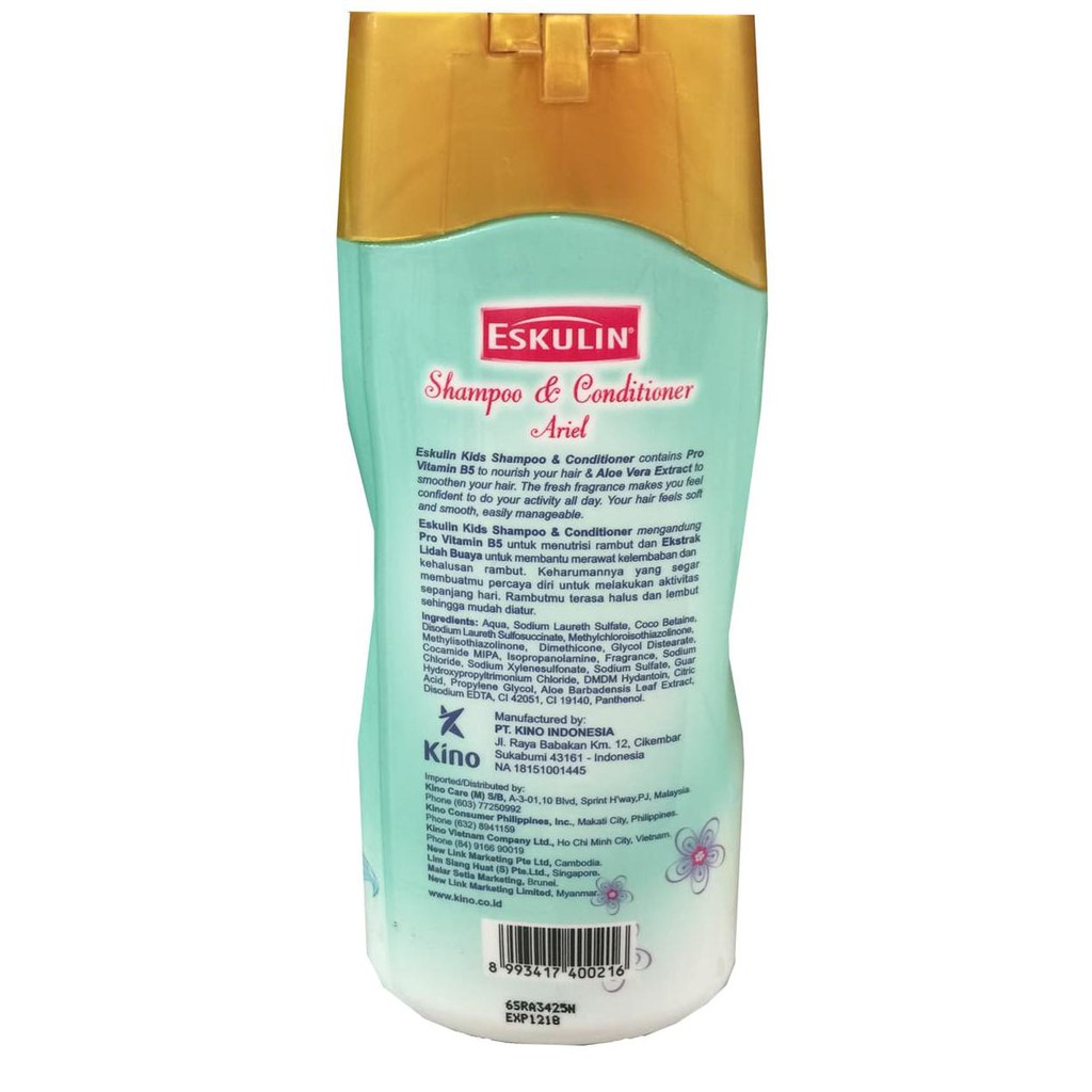 shampoo Shampoo conditioner Disney Princess  aurel Shampoo anak Eskulin kids