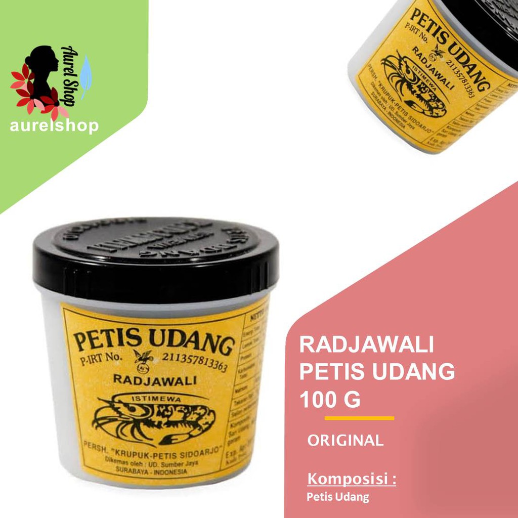 

RADJAWALI Petis Udang kemasan 100 gram