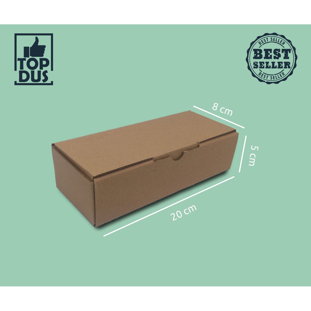 

Dus Die Cut 20x8x5cm ( dus makanan, kotak kado, kotak serbaguna, box , tempat makan )