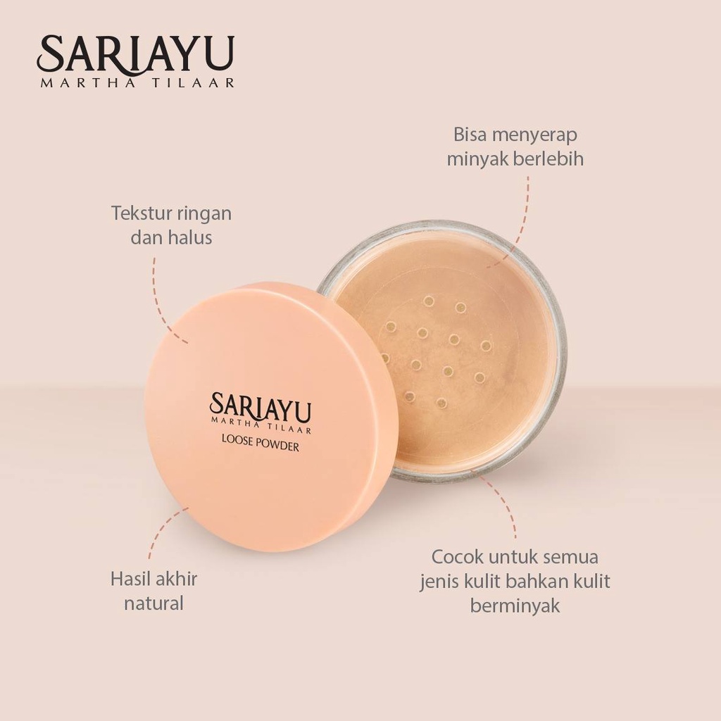 ★ BB ★ Sariayu Loose Powder 14gr - Bedak Tabur - Sari Ayu