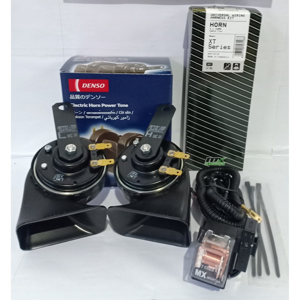 PAKET KLAKSON KEONG DENSO 6930 12V SET - RELAY KLAKSON SET MX