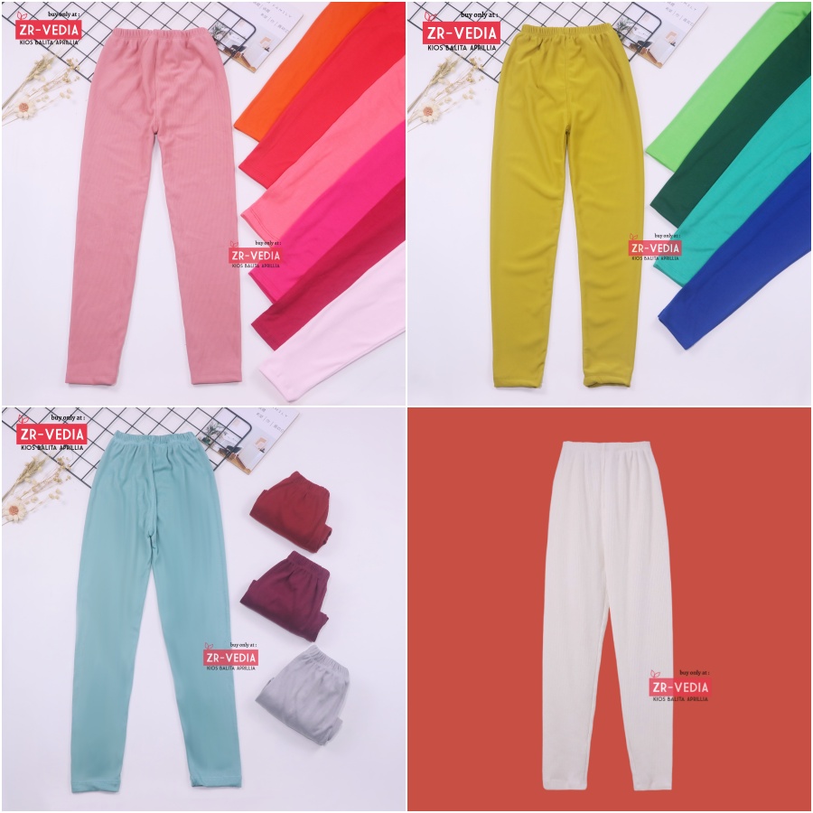 Legging Sheila 10-12 tahun / EXPORT QUALITY Leging Panjang Anak Perempuan Remaja Celana Ketat