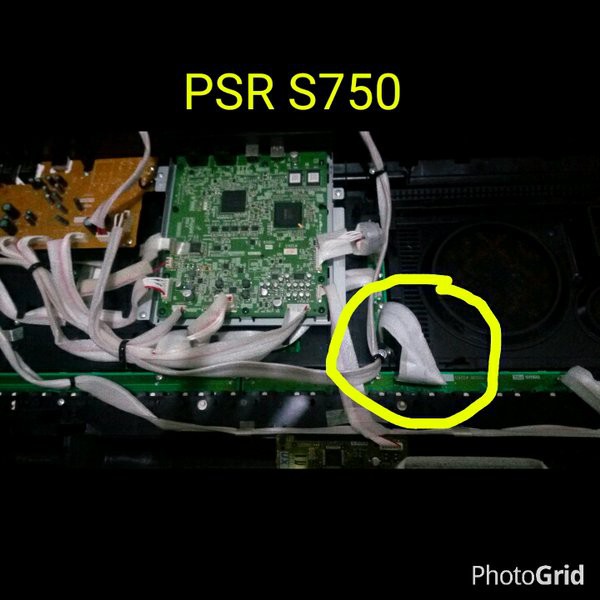 Kabel flexibel Keyboard Yamaha PSR s750 dr panel Kiri atas ke panel Main Variation LIHAT FOTO IKLAN