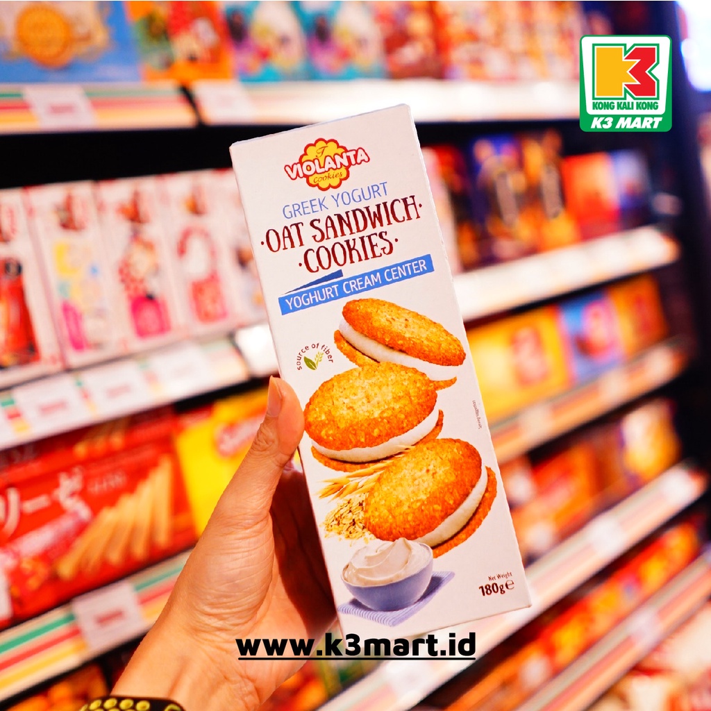 

Violanta Greek Yogurt Oat Sandwich Cookies 180gr